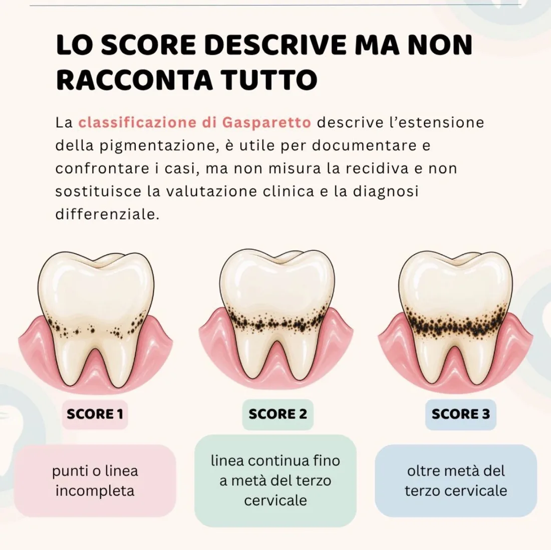 Lo score descrive, ma non racconta tutto