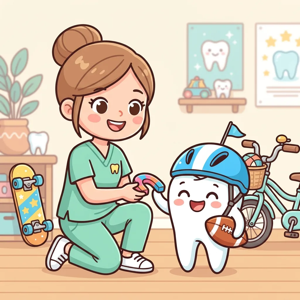 Bici, calcio, monopattino: il paradenti e i traumi dentali nei bambini